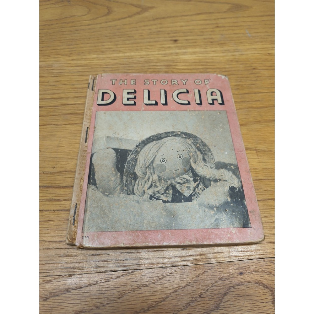 Story of Delicia A Rag Doll,Gertrude Newman 1938 Rand Vintage McNally